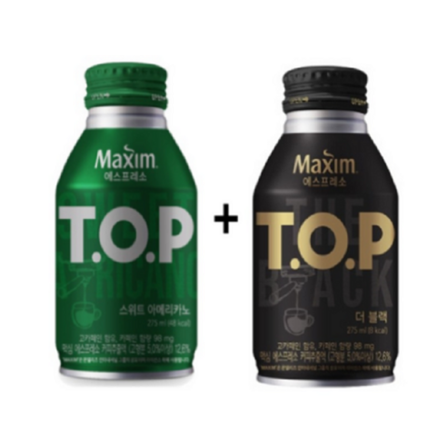 올따옴 음료세트 티오피 275ml 스위트아메12개 + 블랙6개, 1세트