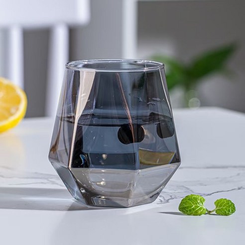 커피데리스 오로라 내열 유리컵 340ml, 오로라 블랙