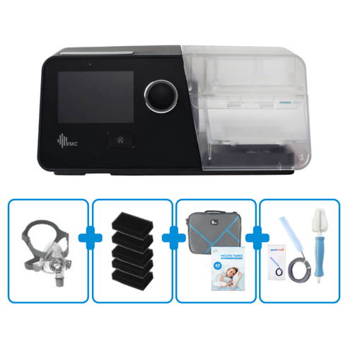 BMC G3 자동 양압기 Auto CPAP (마스크포함) 코골이방지 수면무호흡증 2년 보증 무상A/S, 1개