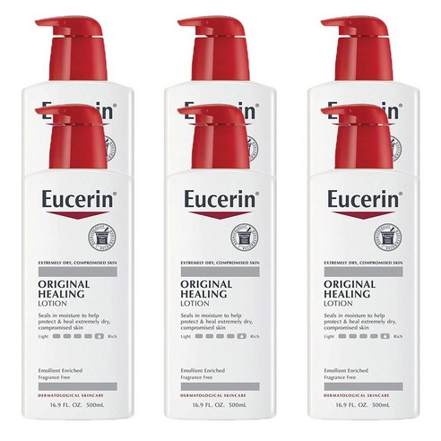 유세린 오리지널 힐링 로션 건성 피부용, 6개입, 500ml
