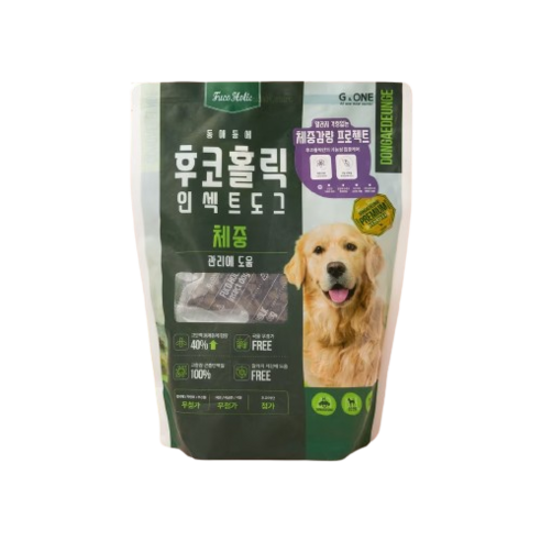 후코홀릭 인섹트 도그 동애등에 체중 1kg, 1개