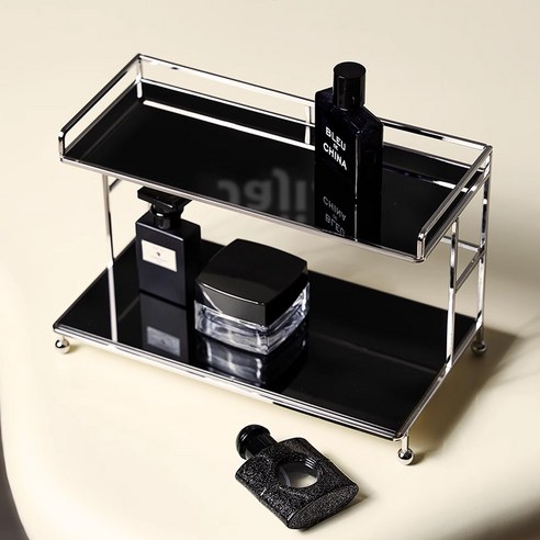 엉망진창 화장대, 이제 안녕! 깔끔하게 정리하는 마법의 선반 2단선반