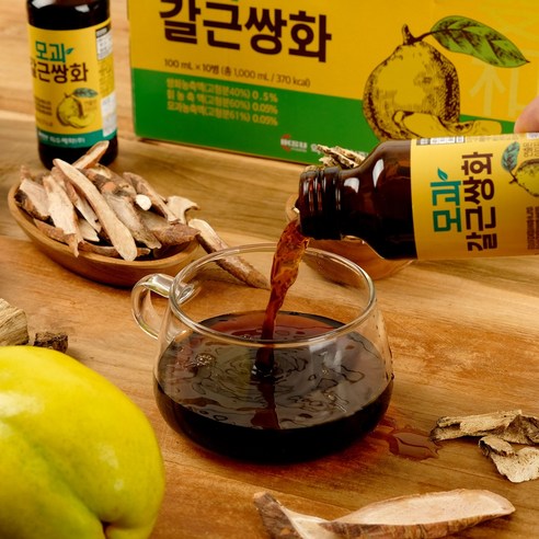 익수제약 모과갈근쌍화 쌍화차 쌍화음료 저칼로리 무카페인, 100ml, 240개