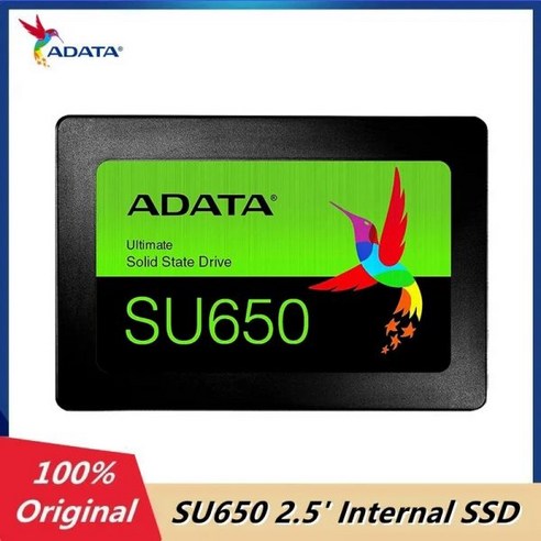 2230SSD 일체형 ADATA 내장 SSD SATA3.0 솔리드 스테이트 드라이브 최대 520 Mb/s HD PC 컴퓨터용 고속 SU650 512G 256G 2.5', 01 256GB, 한개옵션1