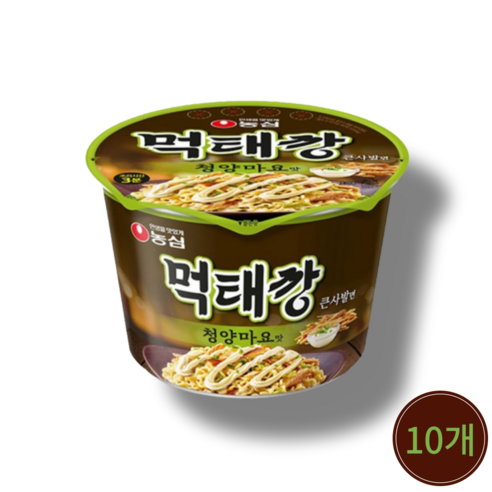 먹태깡 컵라면 청양마요맛 118g 10개