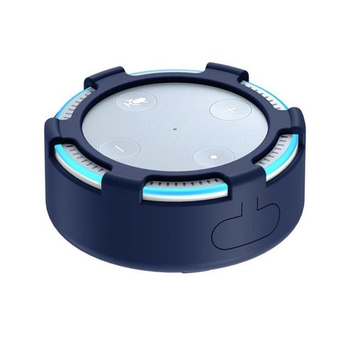 Amazon Echo Dot 2(2세대) 블루용 소프트 실리콘 스킨 케이스 커버