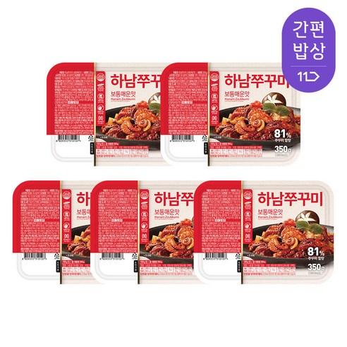 하남 하남 쭈꾸미볶음 보통매운맛 350g, 18개