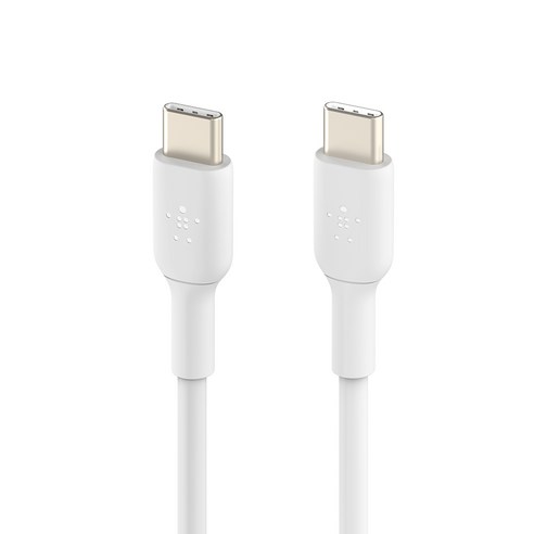 벨킨 부스트업 USB C to C타입 고속 충전케이블 CAB003bt2M 2m, 화이트, 1개, 1m