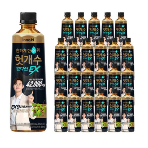 헛개수 이노엔 컨디션 헛개수EX, 500ml, 36개