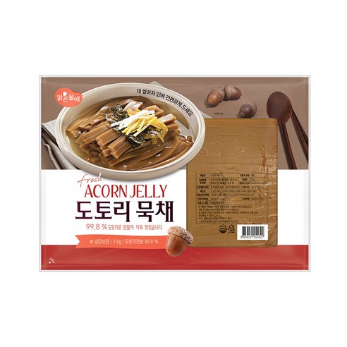 맑은물에 도토리묵채 2kg, 1개