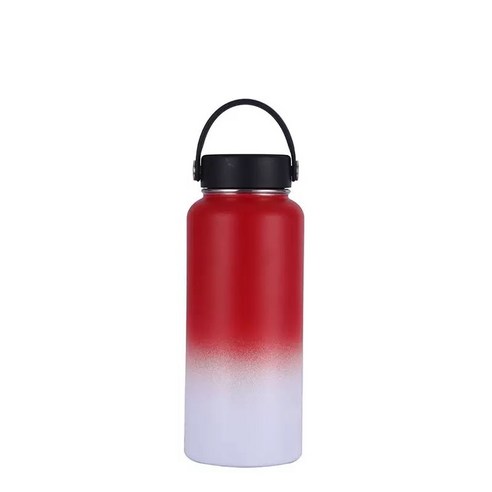 ZZJJC 아이디어 보온병 아이디어 텀블러 아웃도어 보온병, 상홍하백, 32oz/960ml