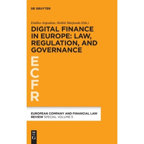 (영문도서) Digital Finance in Europe: Law Regulation and Governance Hardcover, de Gruyter, English, 9783110749410
