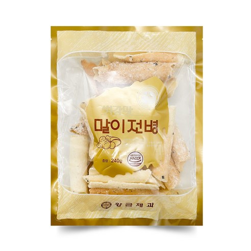 황금제과의 환상적인 생강맛 말이 전병