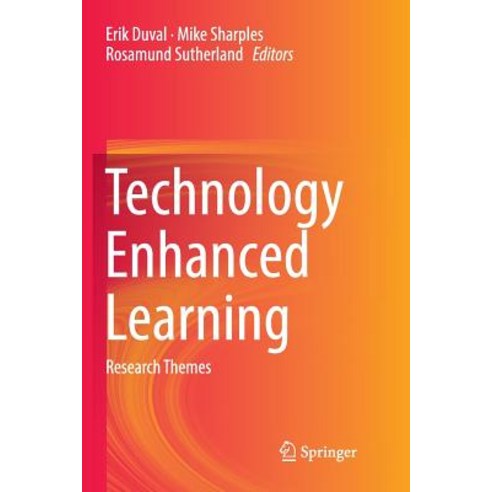 (영문도서) Technology Enhanced Learning: Research Themes Paperback, Springer, English, 9783319791340