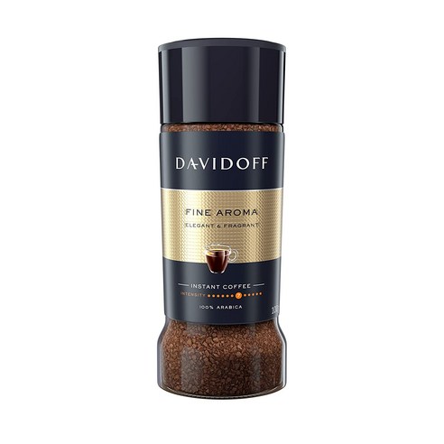 Davidoff Café Fine Aroma Instant Coffee 3.5oz/100g 다비도프 카페 파인 아로마 인스턴트 커피 3.5oz/100g, 1개