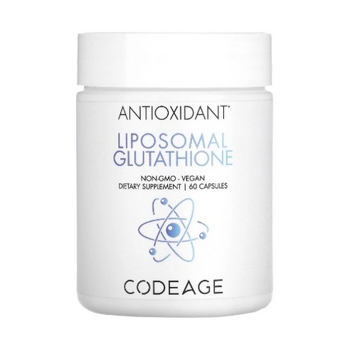 CodeAge Antioxidant Lipsomal Glutathione 코드에이지 항산화제 리포소말 글루타치온 60캡슐 x2팩, 60정, 2개