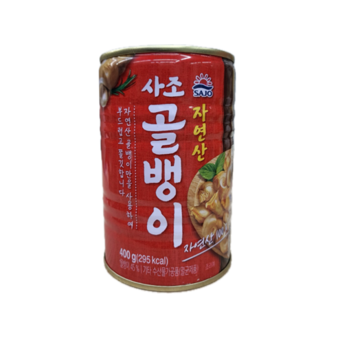 [사조] 자연산 골뱅이, 400g, 1개
