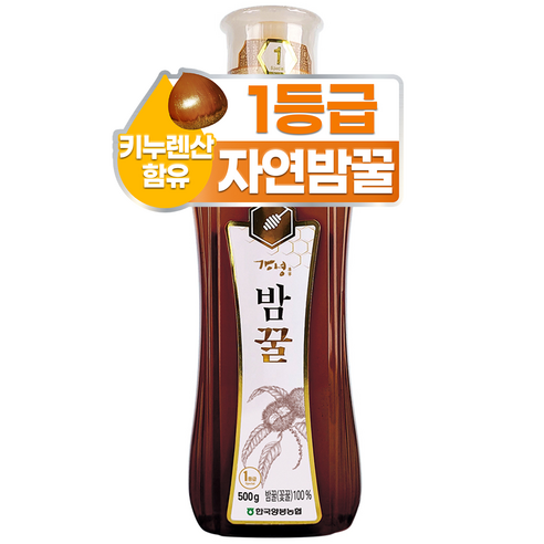 한국양봉농협 밤꿀, 1개, 500g