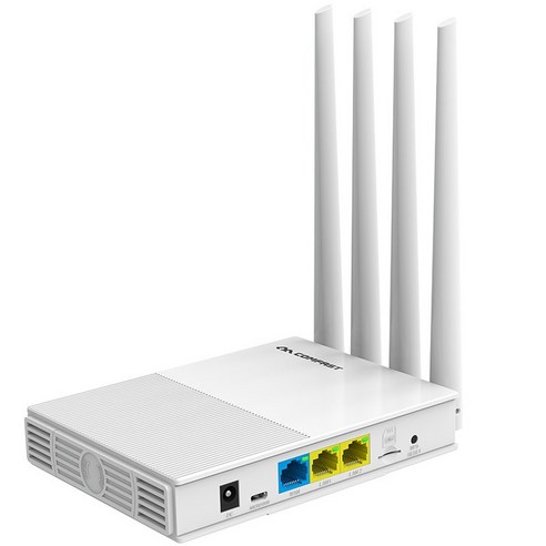 ANKRIC 유무선 인터넷 공유기 CF-E3 고출력 야외 카드 4g 라우터 4g cpe 무선 ap-netcom 인터넷공유기, 하얀색