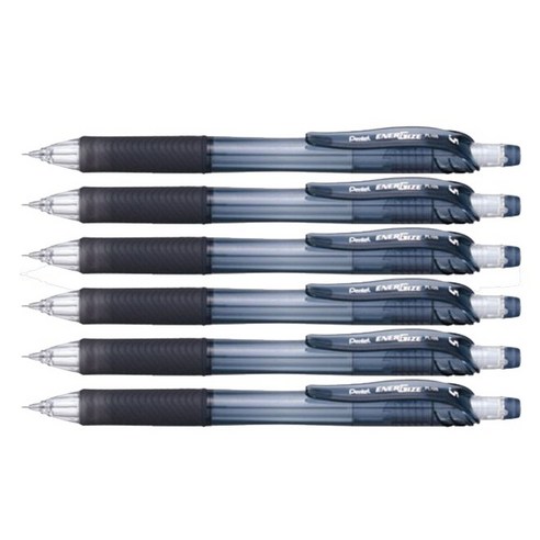 펜텔 에너자이즈X 샤프 PL105 블랙, 0.5mm, 3개, 0.5mm