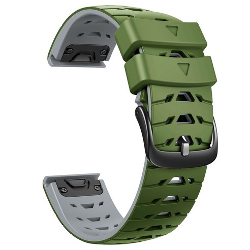 Garmin Forerunner 945 935 시계대 고품질 실리콘 2 색 손목 밴드 가민 Quick Fit 22mm 스트랩, #3