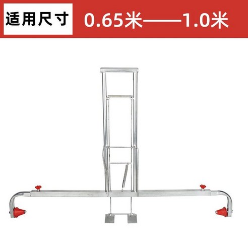 비닐피복기 수동 멀칭기 무동력 텃밭 관리기 비닐덮는기계 필름 손수레, 업그레이드  0.65-1.0 m  조정 가능