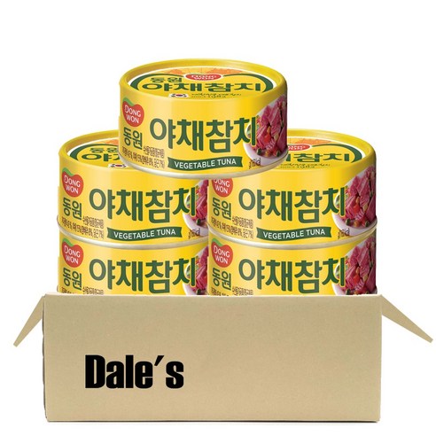 데일즈기획 동원 야채참치, 90g, 5개