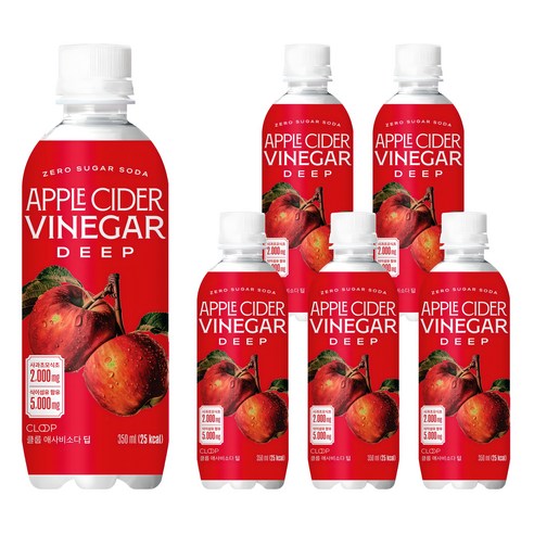 클룹 애사비소다 딥, 350ml, 6개