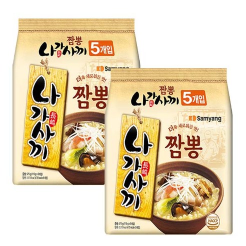 삼양 나가사끼짬뽕 115g x10봉(멀티2팩), 10개