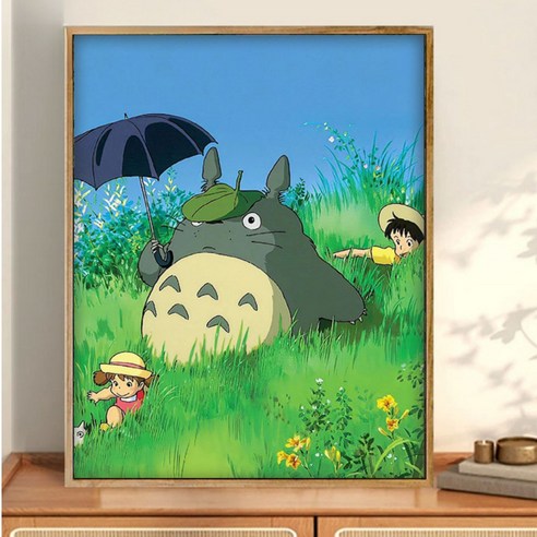 코코말랑 유화그리기세트 DIY 명화그리기세트 지브리 40x50, 이웃집토토로, 1개