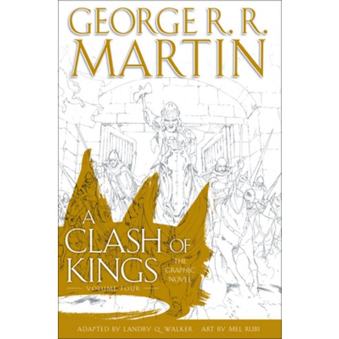 (영문도서) A Clash of Kings: The Graphic Novel: Volume Four Hardcover, Bantam, English, 9781984820785