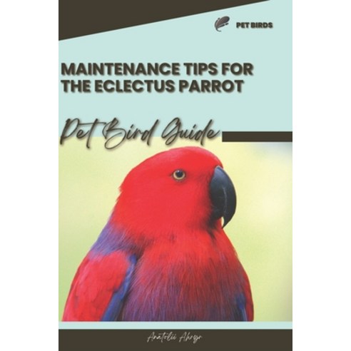 (영문도서) Maintenance tips for the Eclectus Parrot: Pet bird guide Paperback, Independently Published, English, 9798877377738
