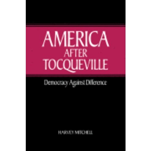 America After Tocqueville:Democracy Against Difference, Cambridge University Press