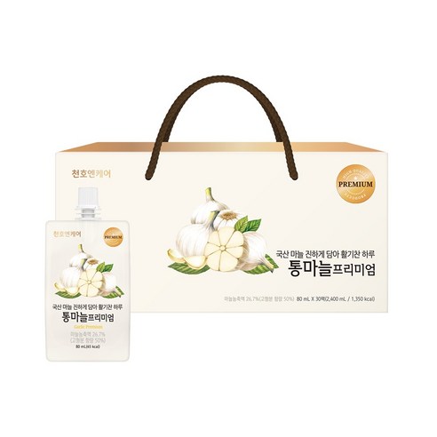 천호엔케어 통마늘 프리미엄 야채즙, 2.4L, 1개