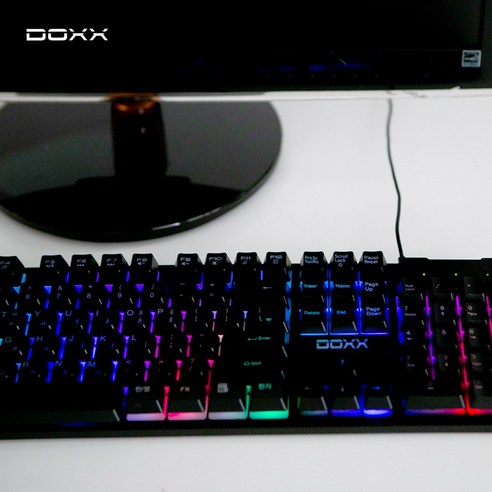 DOXX 게이밍 키보드: 경제적이고 고품질의 게임 장비