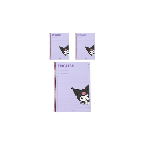 산리오 원링노트 영어 v1, 퍼플(쿠로미), 15개