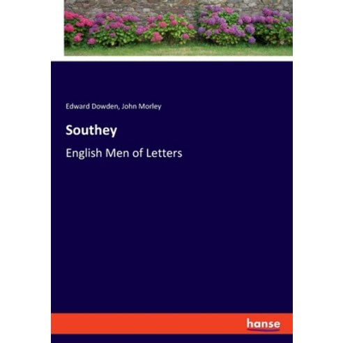 (영문도서) Southey: English Men of Letters Paperback, Hansebooks, 9783348059343