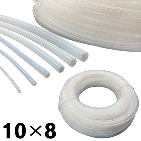 PTFE HOSE 테프론호스 불소수지튜브 해빙기호스 10×8×1m, 1개