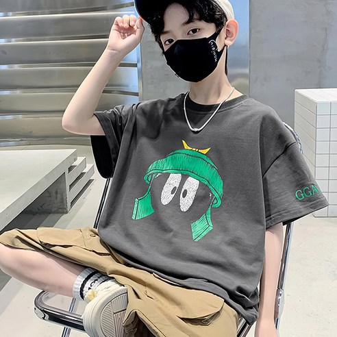 베비포 초등학생 루즈핏 반팔티셔츠, 시원하고 편안한 여름철 필수 아이템