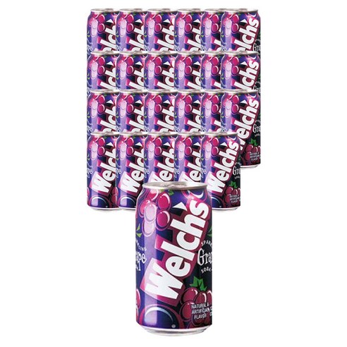 농심 웰치스 포도맛, 355ml, 24개