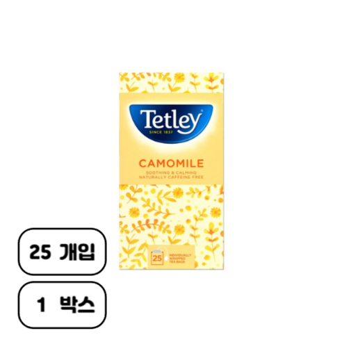 테틀리 카모마일 25티백, 1.3g, 25개입, 1개