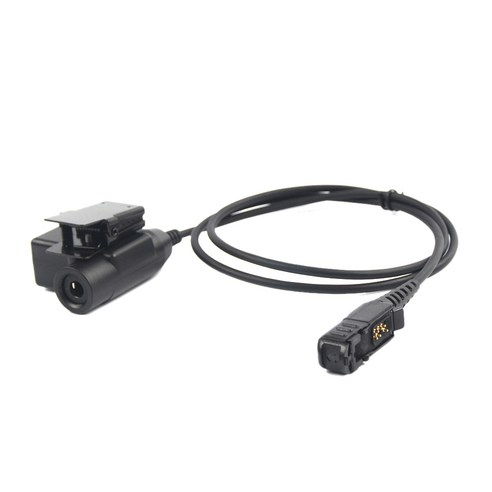 PTT U94 모토로라 P6600 6620 XPR3300 Kenwood Walkie Talkie, 하나, 보여진 바와 같이