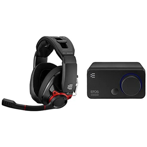 젠하이저게이밍헤드셋 EPOS I SENNHEISER GSP 602 유선 폐쇄형 어쿠스틱 게이밍 헤드셋 노이즈 캔슬링 마이크 맞춤형 접촉 압력과 조절가능한 헤드밴드 볼륨 컨트롤 PC + 맥 +, Headset_White Best Top5