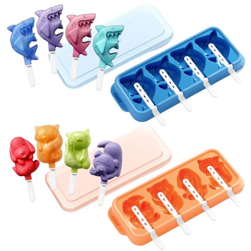 조쿠 아이스팝 4구 샤크 캣앤독 아이스 트레이, 캣앤독 아이스팝 4구