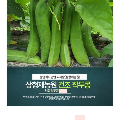 충남 공주 햇 작두콩, 자연의 건강을 담은 차