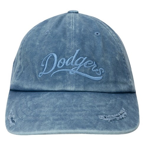 MLB 남녀 공용 스포츠 캡 모자 7.5cm 3ACPVL64N-07INP, 로스앤젤레스 다저스 인디고, 1개