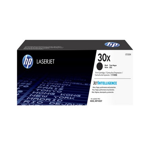 HP No.30X CF230X 정품토너, 검정, 1개