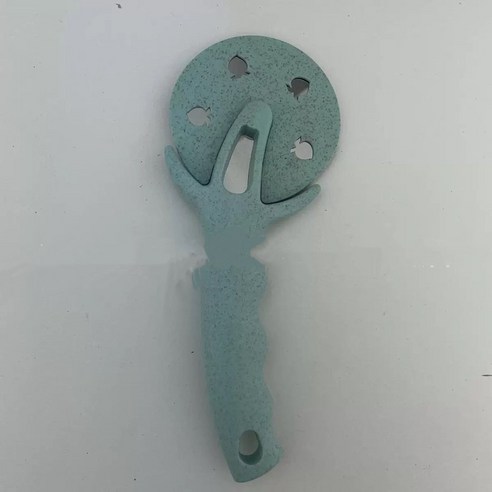2 Pcs 피자 커터 전문 대형 헤비 휠 슬라이서 가정용 주방 베이킹웨어 피자 도구, 하나, Green