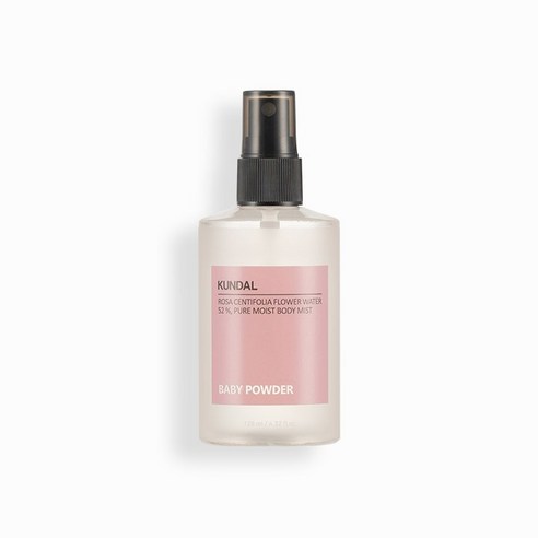 쿤달 퓨어 바디미스트 베이비파우더향, 2개, 128ml