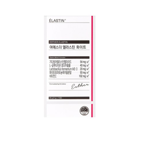 여에스더 엘라스틴 화이트 글루타치온 가다랑어 저분자, 30g, 1개